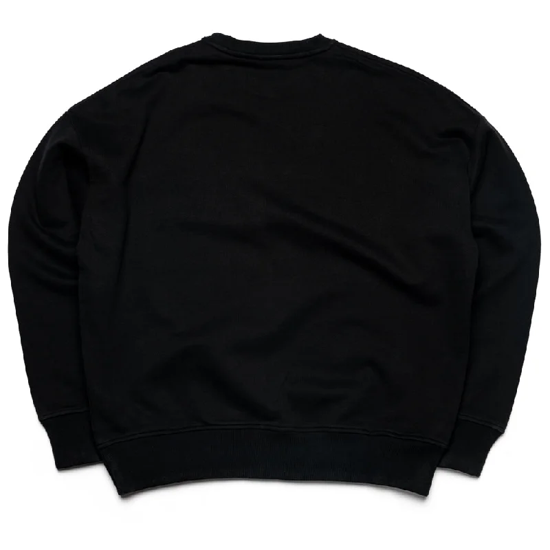 424 Embroidered Crewneck - Black