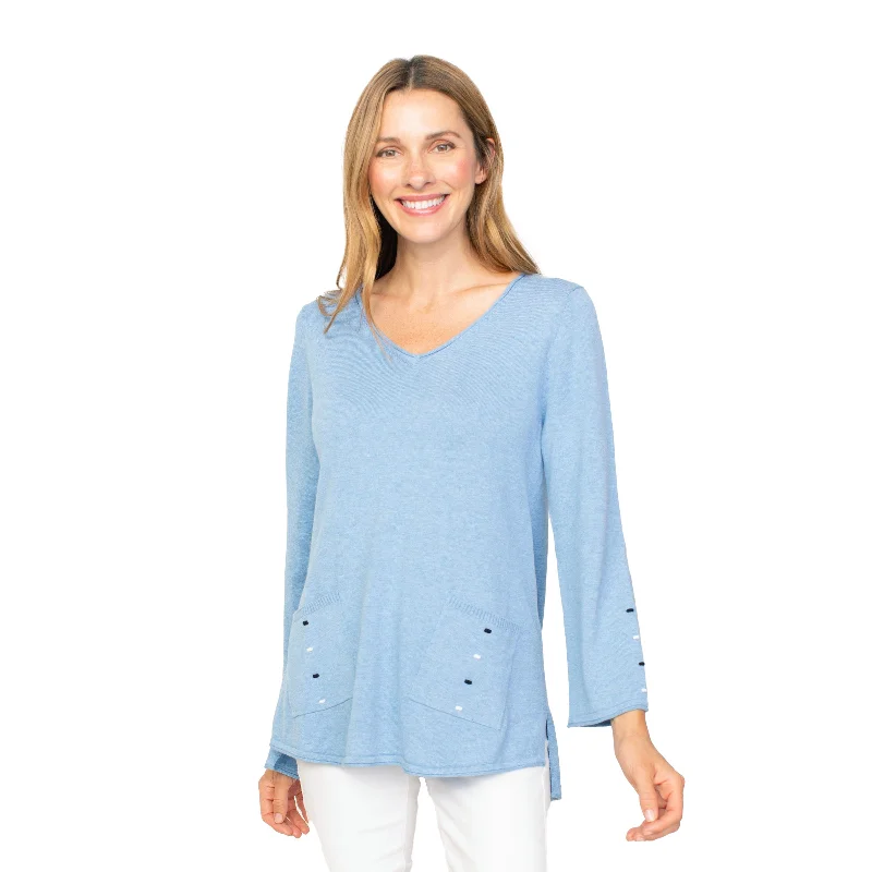 Habitat Coastal Cotton Swing Pocket V-Neck Tunic - 83011