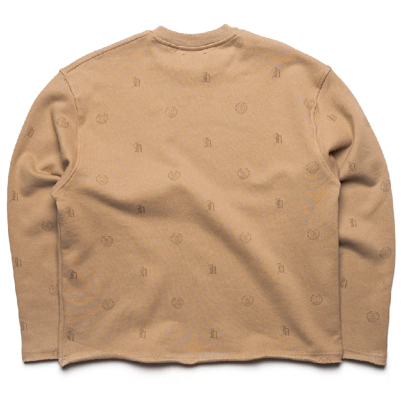 Honor The Gift Crest Pullover - Tan