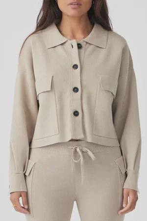 Ace Shirt Jacket - Taupe