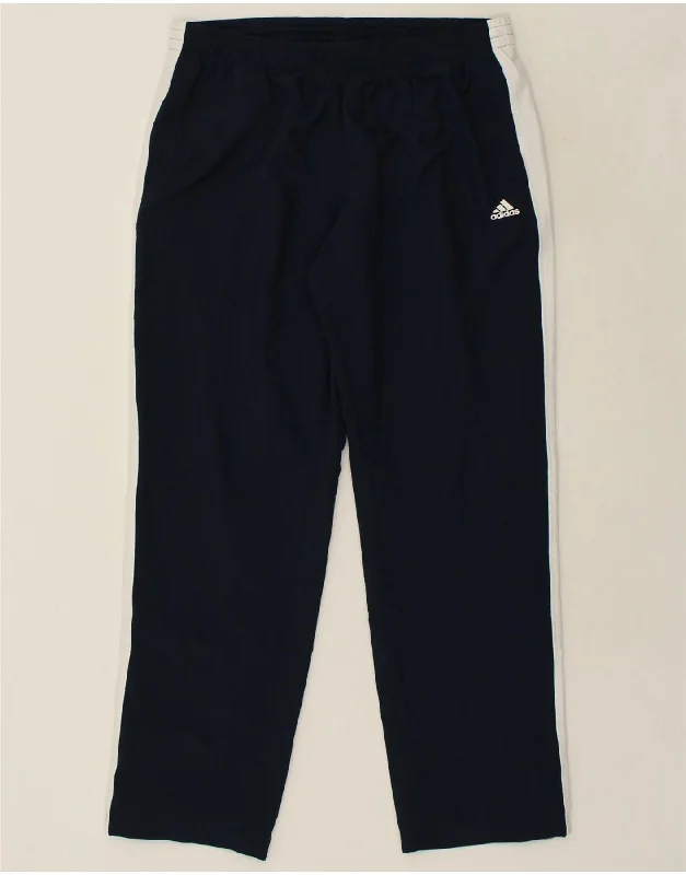 ADIDAS Womens Climacool Tracksuit Trousers UK 16 Large Navy Blue