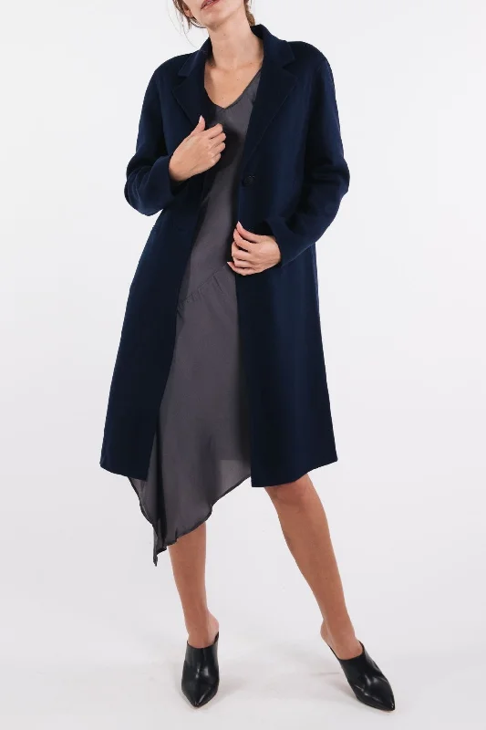 CASHMERE BUTTON FRONT COAT