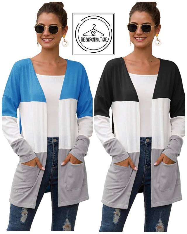 Catherine Colorblock Cardigans