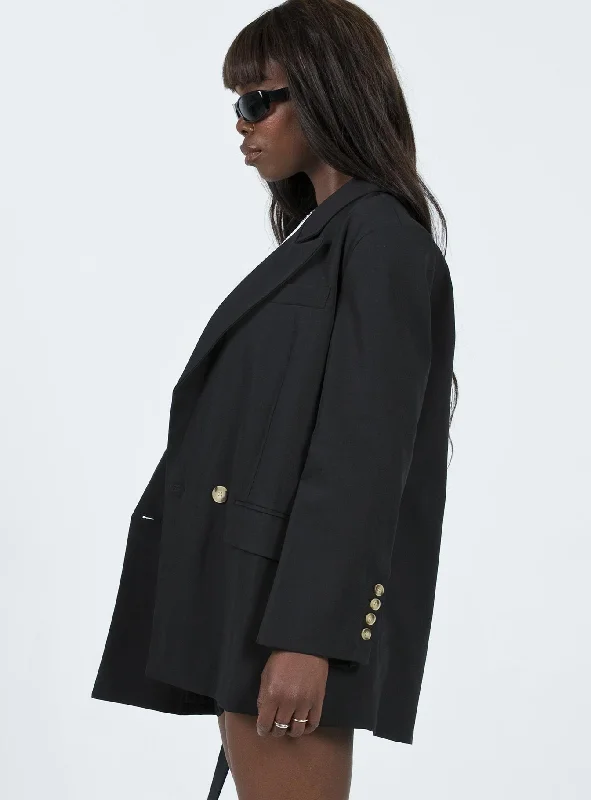 Codi Oversized Blazer Black