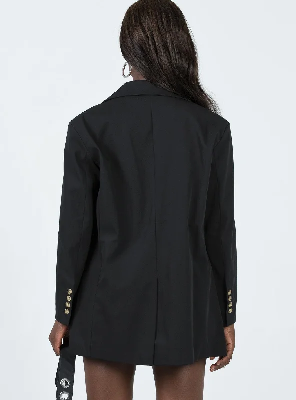 Codi Oversized Blazer Black