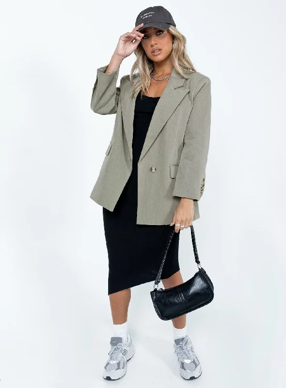 Codi Oversized Blazer Grey