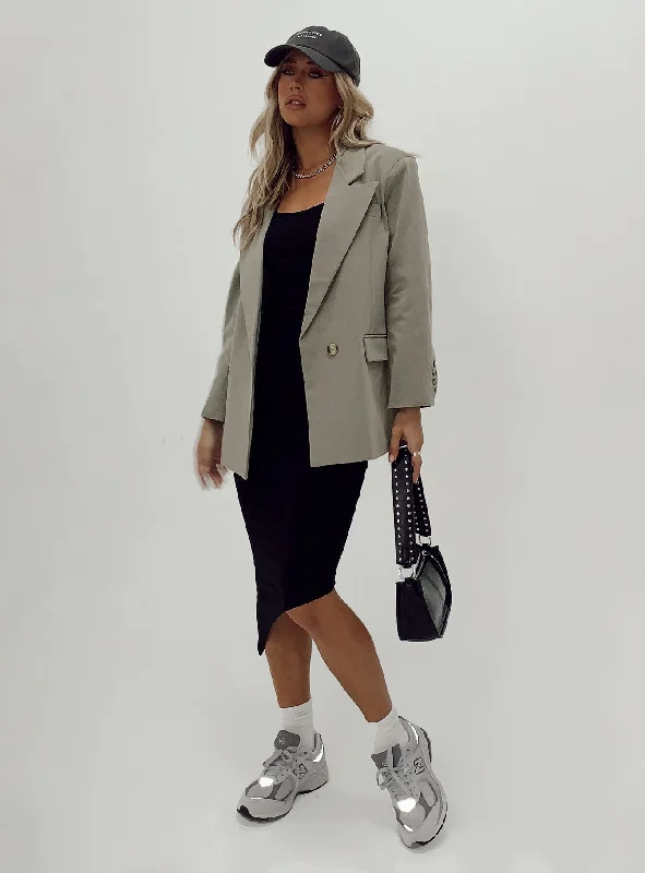 Codi Oversized Blazer Grey