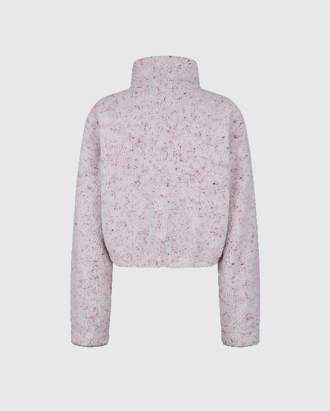 Lychee Cropped Reversible Mochi Puffer Jacket