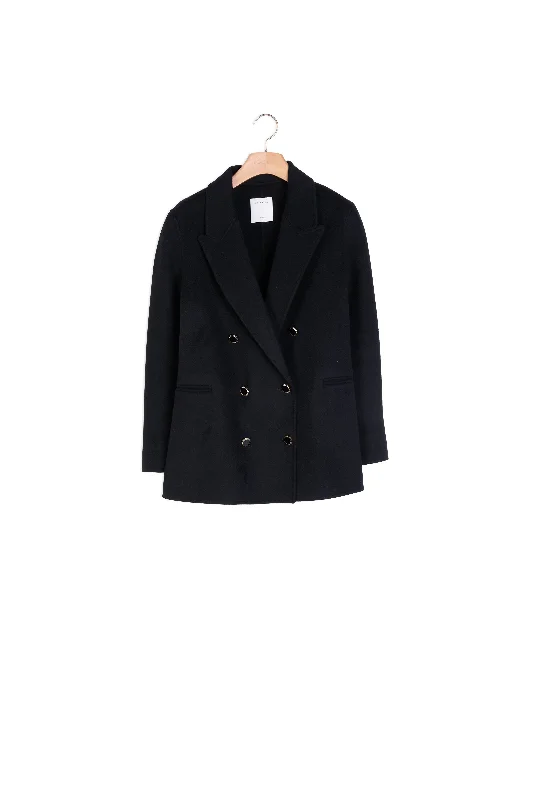 Blazer à double boutonnage en laine