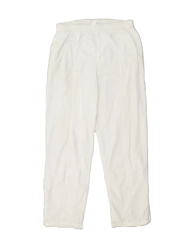 ETIREL Womens Tracksuit Trousers UK 16 Large White Polyester