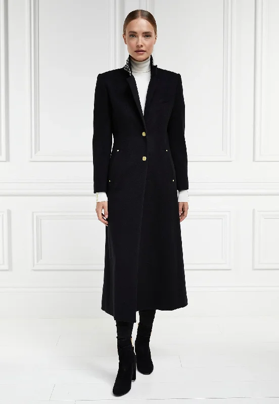 Regency Coat Full Length - Soft Black