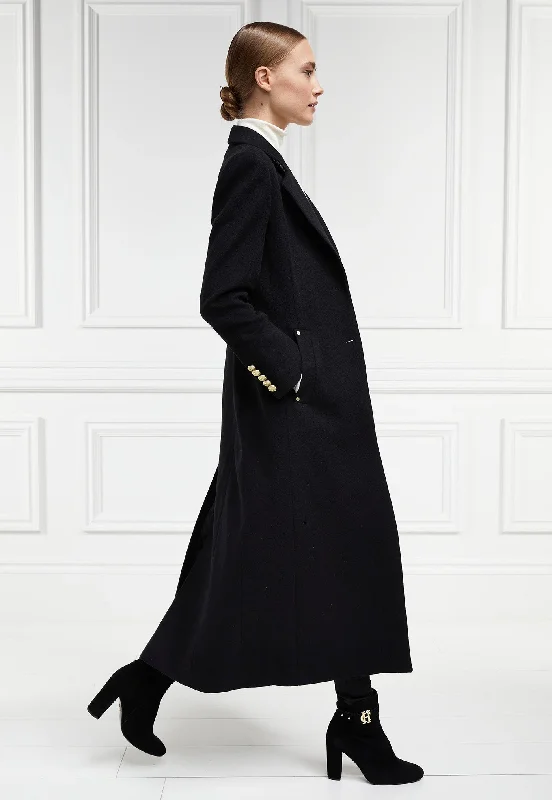 Regency Coat Full Length - Soft Black