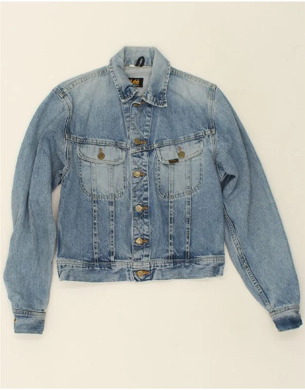 LEVI'S Womens Denim Jacket UK 10 Small Blue Cotton