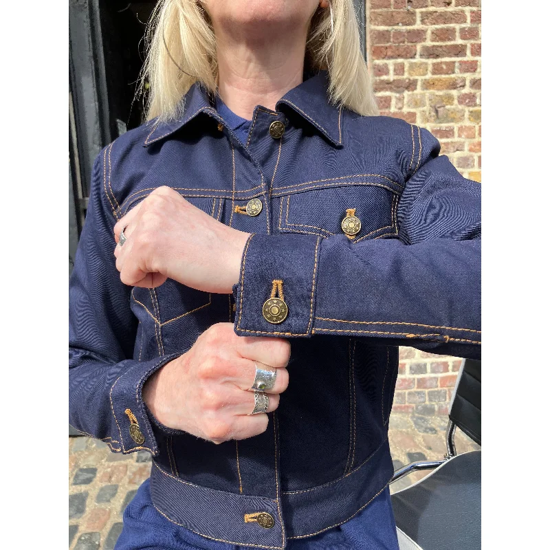 Modfather Clothing - Women's Navy - Trucker Jacket