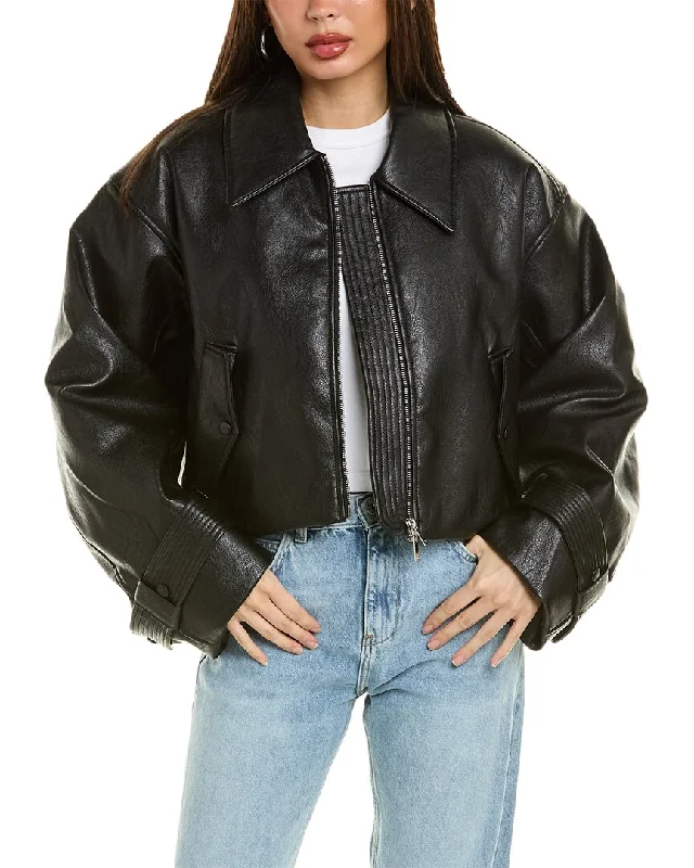 Nicholas Paris Crop Moto Jacket