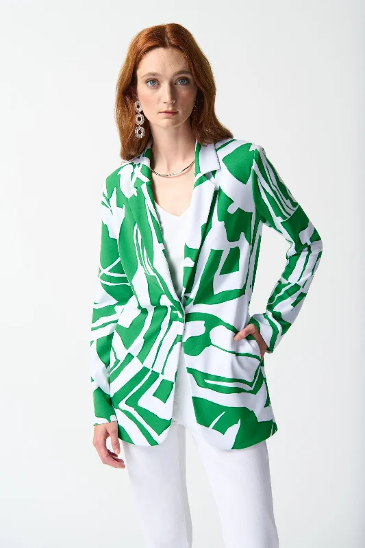 Palm Print Blazer