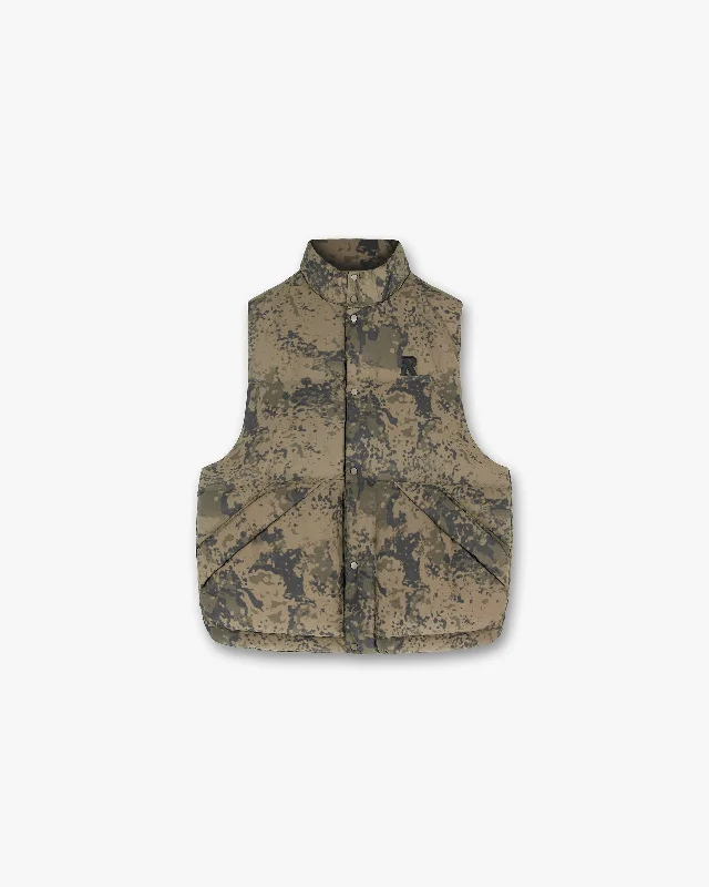 Puffer Gilet - Camo