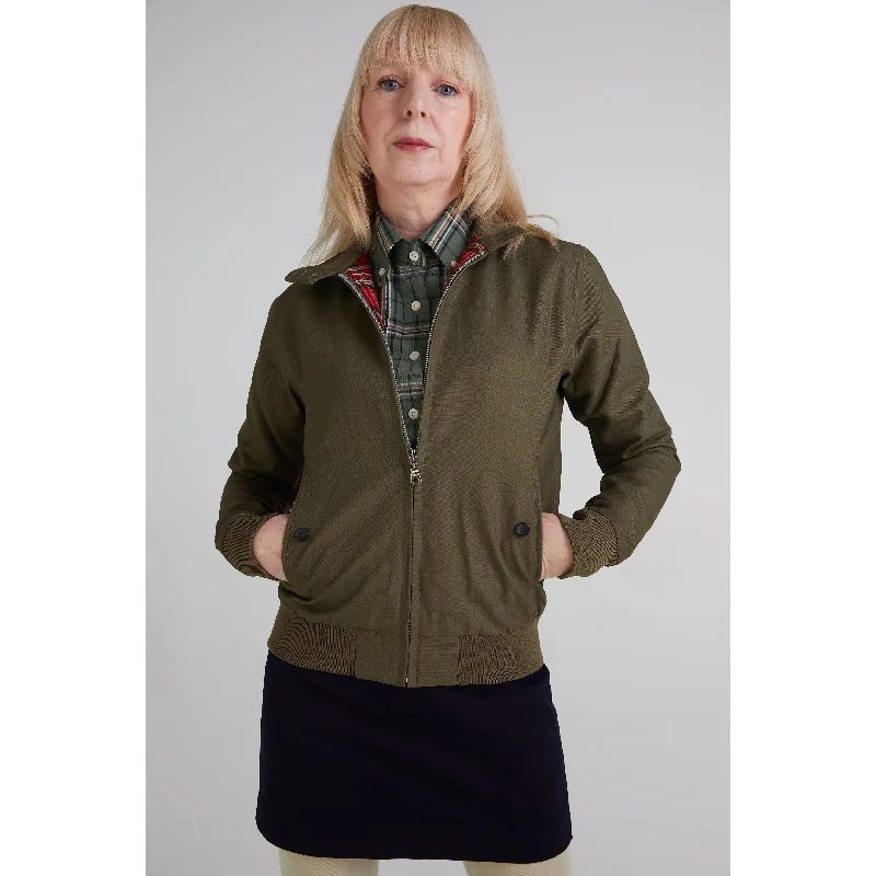 Modfather Clothing - Women's Forest Green - Harrington Jacket