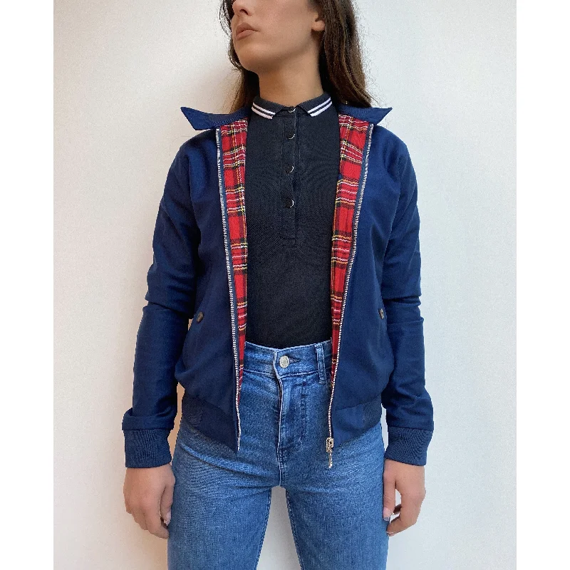 Modfather Clothing - Women's Dark Navy - Harrington Jacket