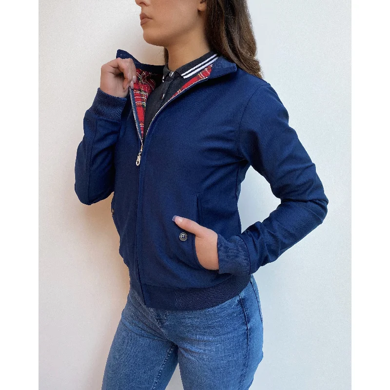 Modfather Clothing - Women's Dark Navy - Harrington Jacket