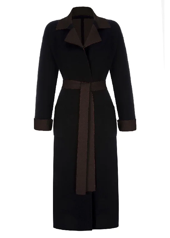 CASHMERE LONG COAT ""MARJANA"" DOUBLEFACED