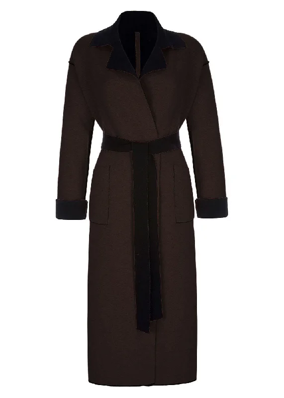 CASHMERE LONG COAT ""MARJANA"" DOUBLEFACED