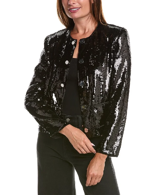 Theory Sequins Cropped Jacket