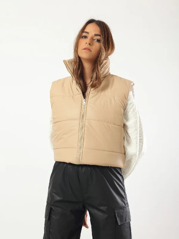 Waterproof Puffed Vest - Leocansa