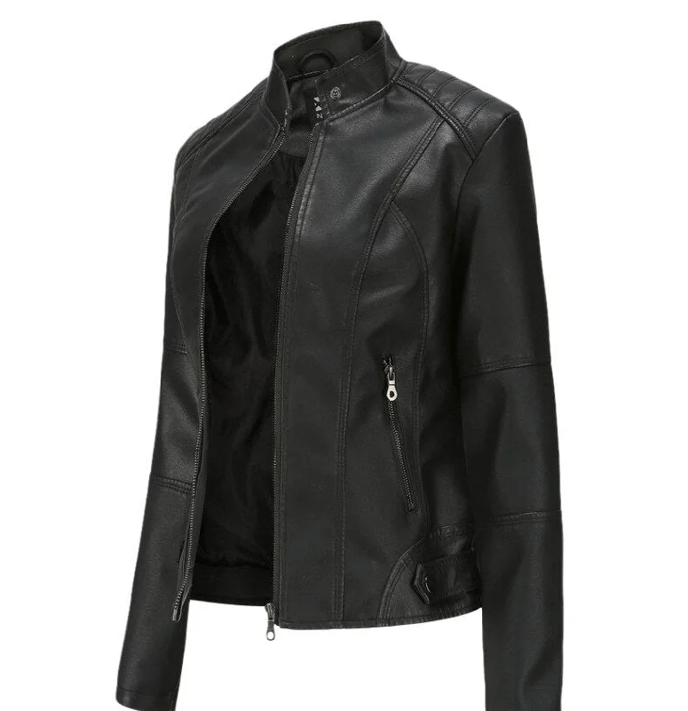 Womens Maeve Genuine Lambskin Leather Jacket