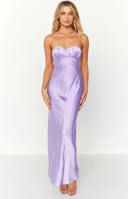 Arielle Purple Maxi Dress