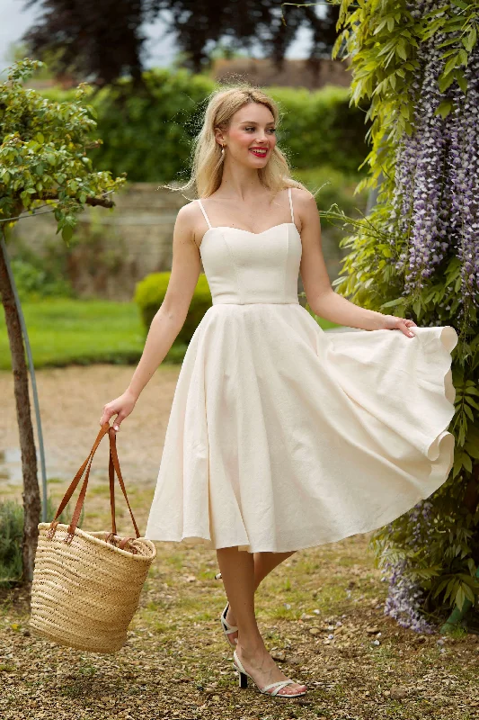 Bardot Linen Dress