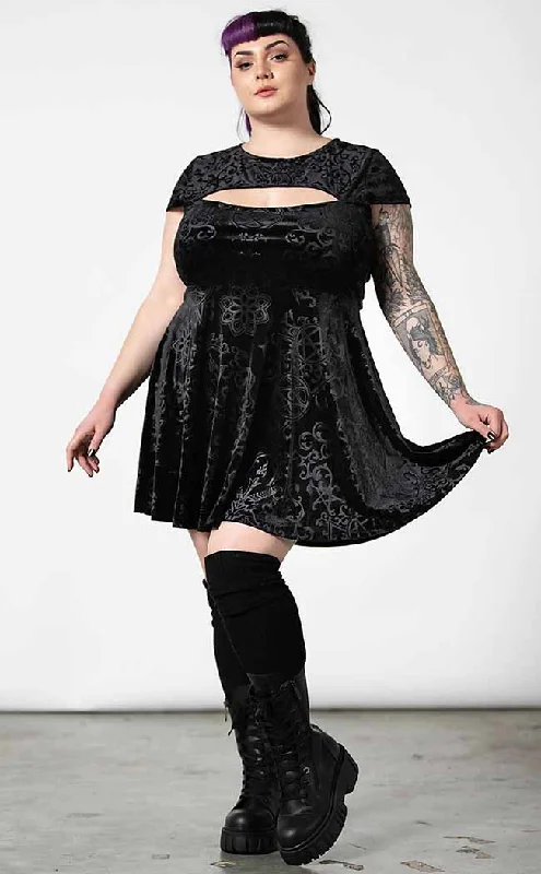 Blasphemia Keyhole Skater Dress