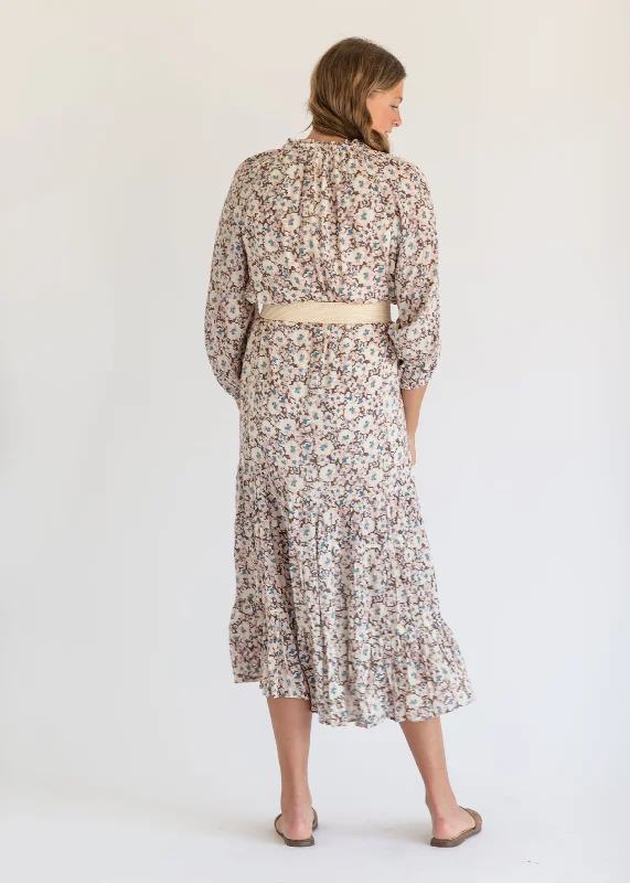 Char La Paz Floral Midi Dress