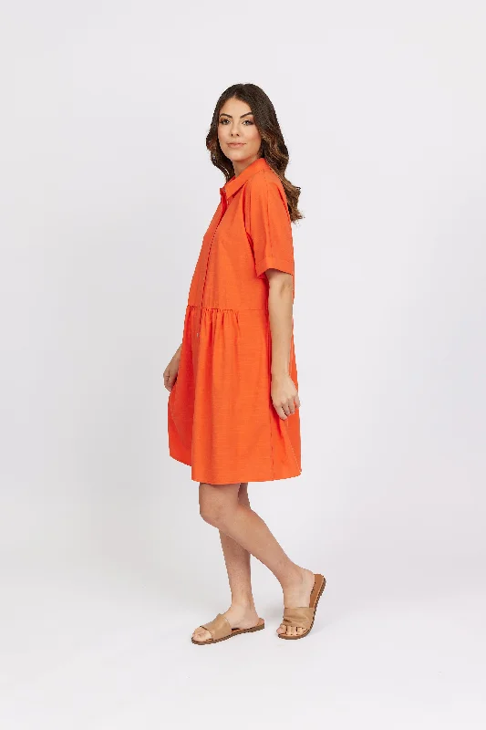 Cocoon Dress – Melon