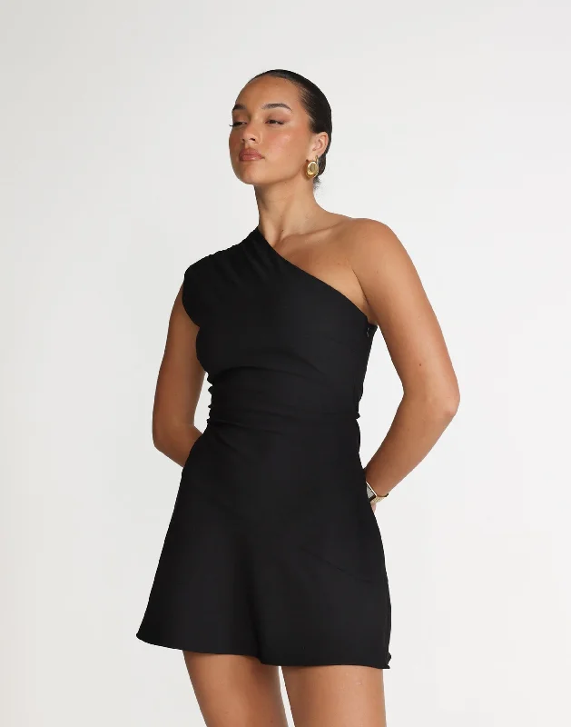 Colby Mini Dress (Black)