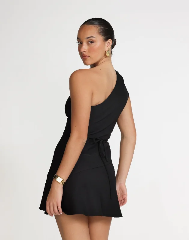 Colby Mini Dress (Black)