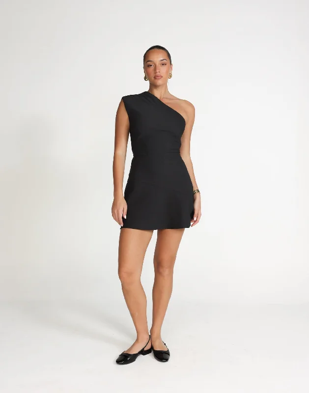 Colby Mini Dress (Black)