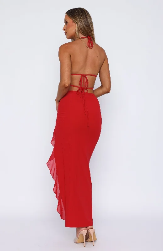 Day By Day Maxi Dress Cherry