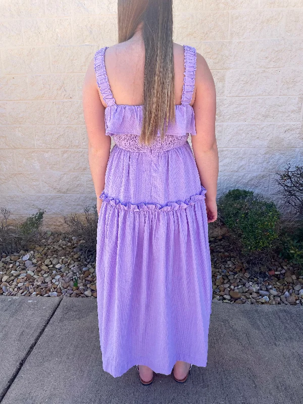 In The Spotlight Lavender Midi Dress