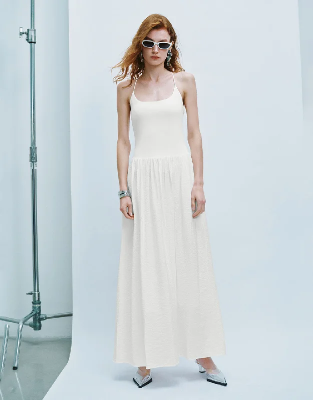 Sleeveless A-Line Dress