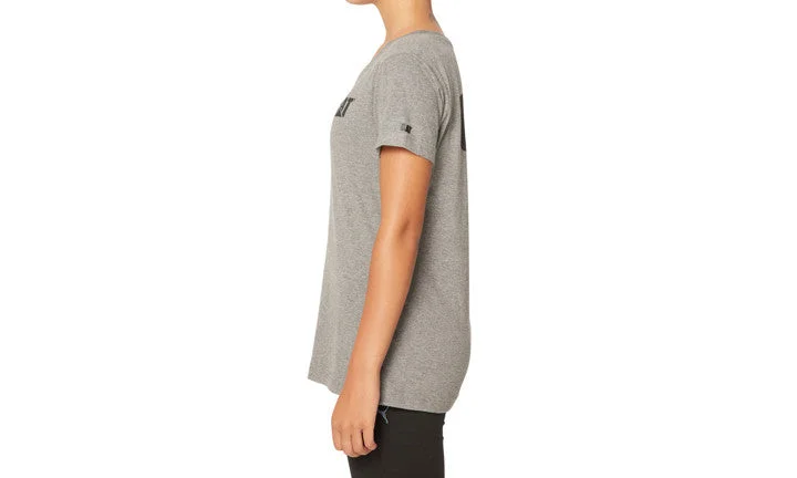 1010009 CAT Women's Trademark Tee Grey