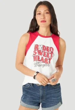 112315075 Wrangler ""Rodeo Sweet Hear"" Tank Top