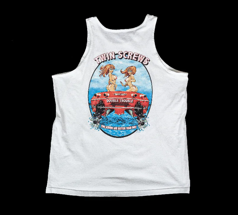 90 Lake Havasu Sexy Ladies ""Twin Screws"" Tank Top - Extra Large