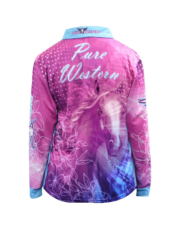 P0S2504511 Pure Western Women's Horse Spirit L/S