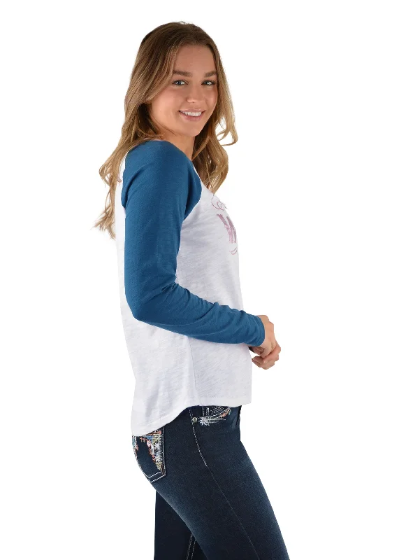 P2W2598564 Pure Western Women's Jac Raglan Tee