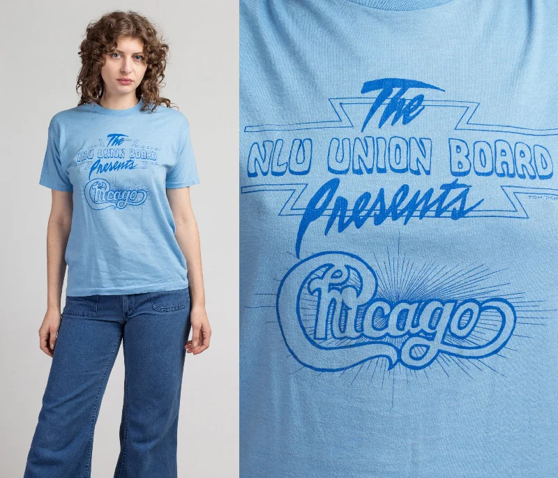 Vintage 1987 Chicago Band Tee - Medium to Large