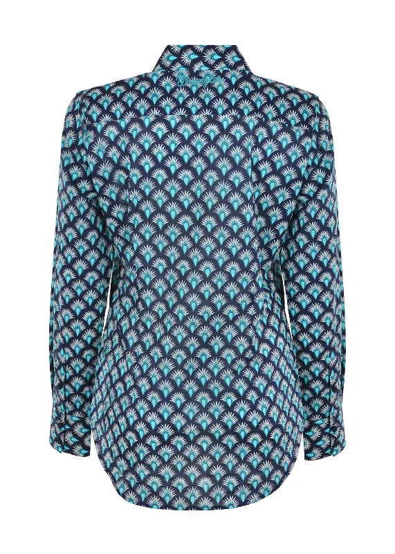 X0S2126558 Wrangler Women's Jade Print Long Sleeve Shirt