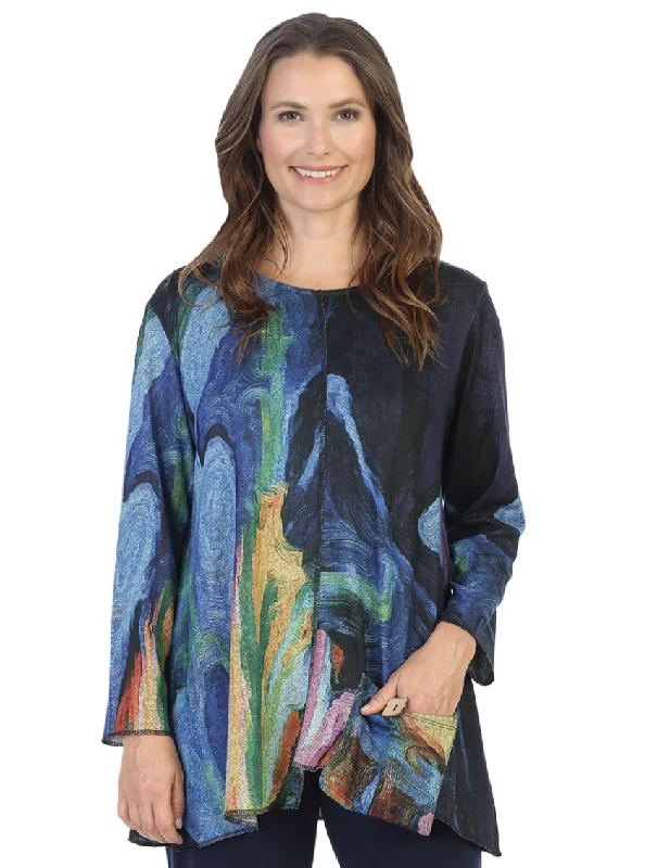 Jess & Jane FB2-1449 - Women's Layla French Brush Tunic with Pocket