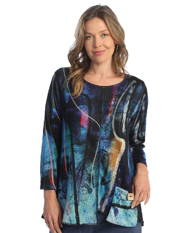 Jess & Jane FB2-1853 - Women's Multi Eclipse Tunic