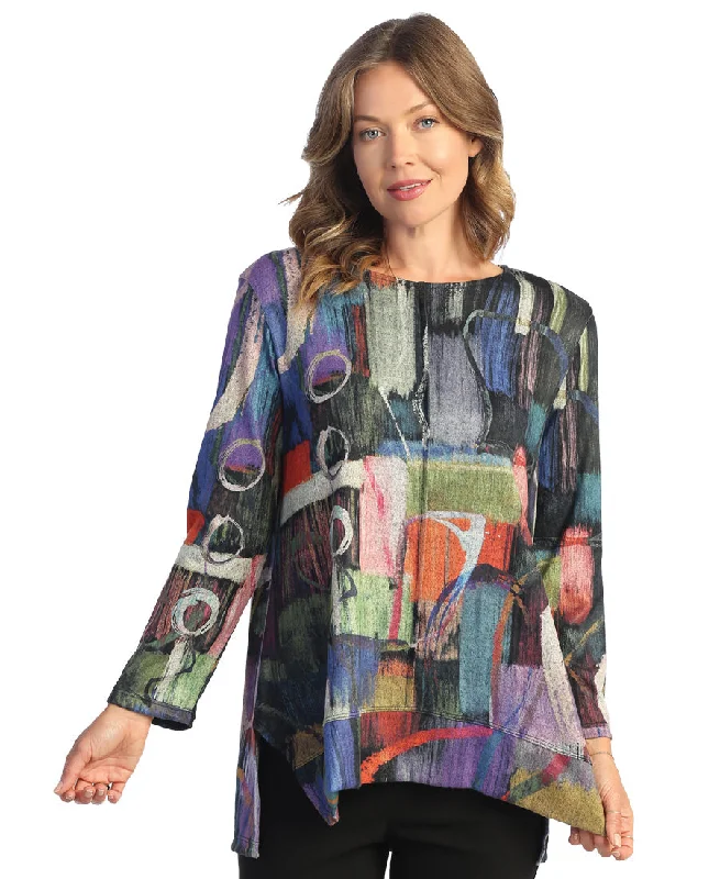 Jess & Jane FB8-1774 Women's HTR Barcelona Tunic